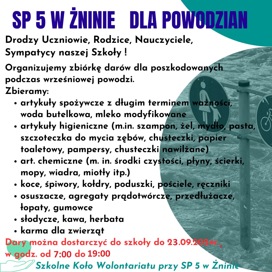 pomoc dla powodzian