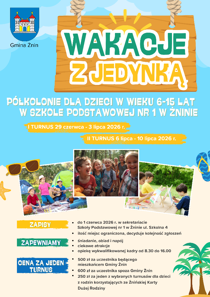 Plakat Półkolonie 2