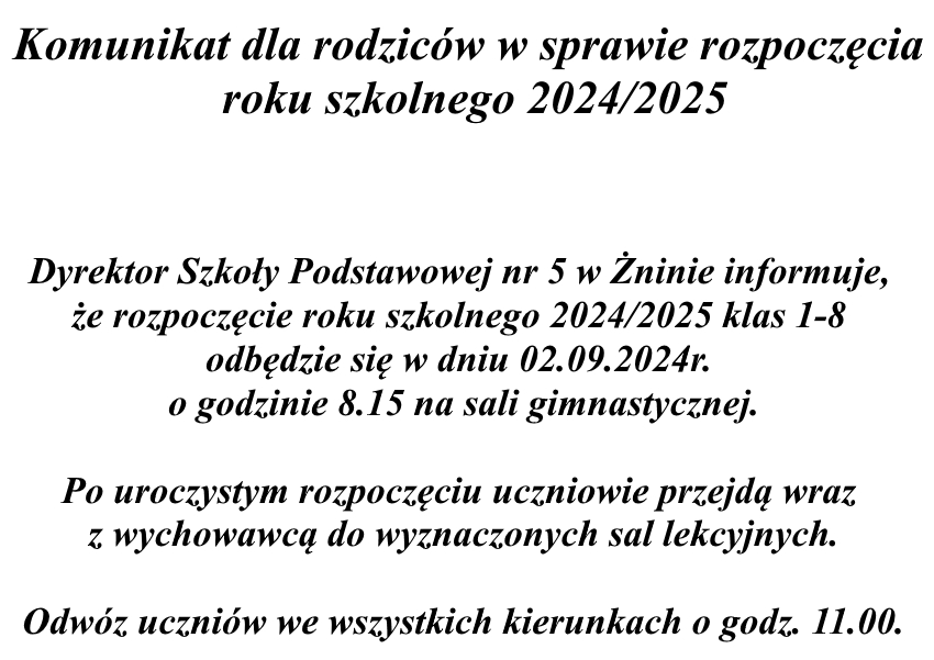 poczatek roku 2024